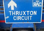 1970s RAC racetrack sign