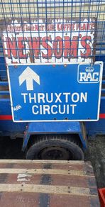 1970s RAC racetrack sign