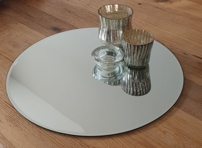 6 large mirrors 40cm wedding decor