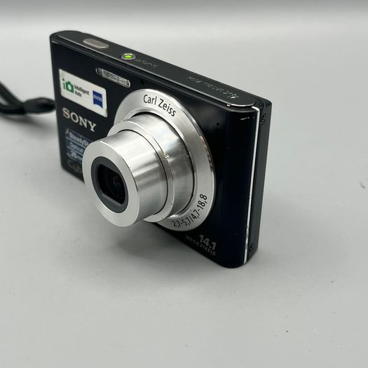 Sony Cyber-shot DSC-W320 14.1MP Digital Camera Black - Full Kit