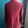 Burgundy drape top. Size XS Image 5