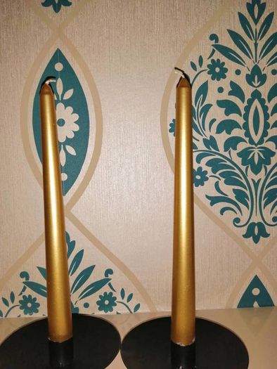 Candle Holders with candles