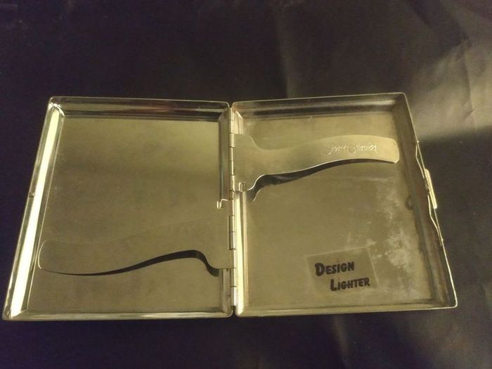 PRICE DROP Jean Claude Cigarette Case Tiger Woman