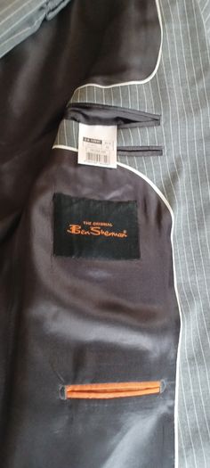 Grey pinstripe Ben Sherman suit