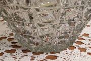 Stunning Libochovice Glassworks C1930s Art Deco Geometric Centre Piece Bowl