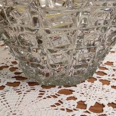 Stunning Libochovice Glassworks C1930s Art Deco Geometric Centre Piece Bowl