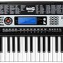 54 Key Keyboard Piano with Power Supply, Sheet Music Stand, Piano Note Stickers & Simply Piano Lessons, Black Image 5
