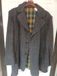 Vintage wellington tweed  coat 42reg