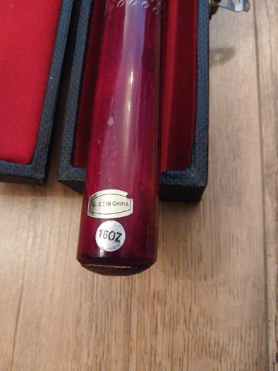 snooker cue and hardcase. John parrot.