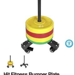Olympic Bumper Plate Storage - Trolley