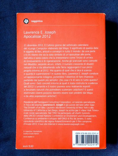 Lawrence E. Joseph - Apocalypse 2012 (Apocalisse 2012 - Italian)