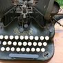 Oliver London Green Typewriter / Old and Industrial Deco / Vintage Decoration/ Teen Bedroom and Office / Museum Collection Image 7