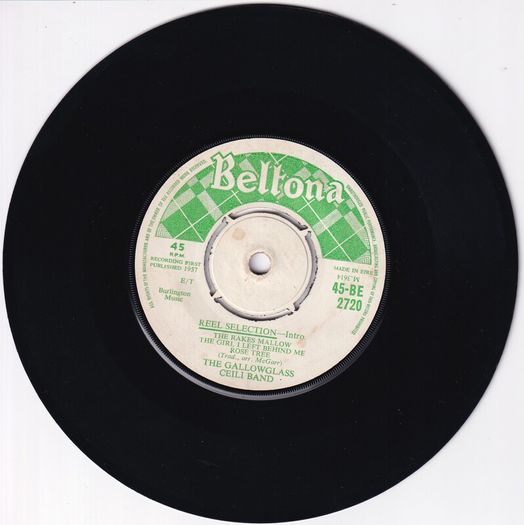 The Gallowglass Ceili Band Reel Selection Irish Pressing 1957 E.p.