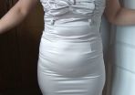 quality silver grey dress size xs-s new eos collection