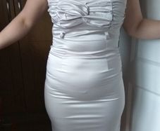 quality silver grey dress size xs-s new eos collection