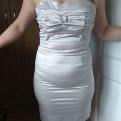 quality silver grey dress size xs-s new eos collection