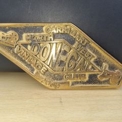 Brass Plaque - Donegal North West Vintage Club