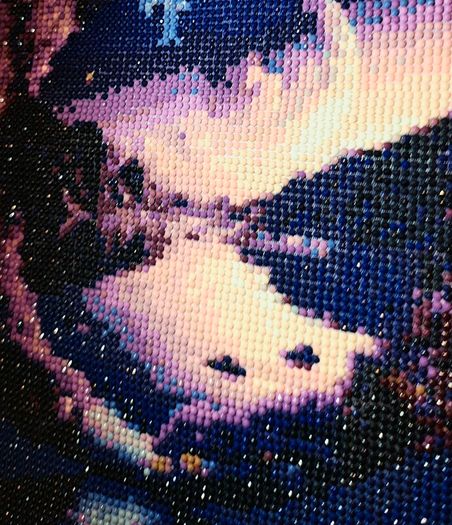 Handmade Diamond Painting  Moon Reflection