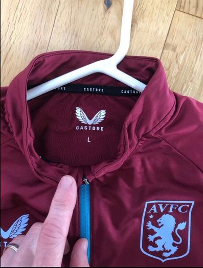 Aston Villa Zip Top