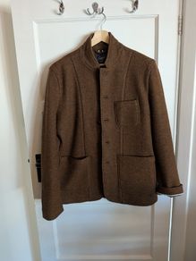 Grayers Brown Wool Chore Jacket / Blazer - Size L