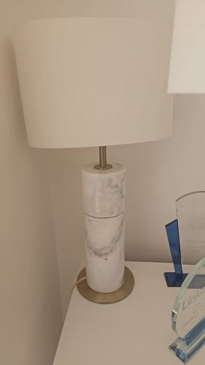 Marble table lamp