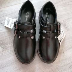 Brand new M&S girls leather school shoes UK13