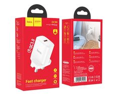 Hoco DC90 King Single Port QC3.0 Charger 18W White