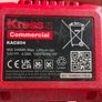 Battery RRP 700 euro Kress KAC804 60v Commercial 4Ah 8 Minute Cyber System Battery Image 5