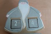 2026 Silver painted Santa calendar