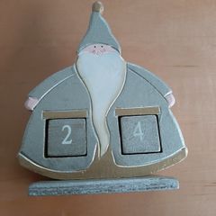 2026 Silver painted Santa calendar