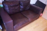 2 seater leather couch