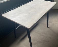 Large Desk - Industrial Style Distressed Concrete