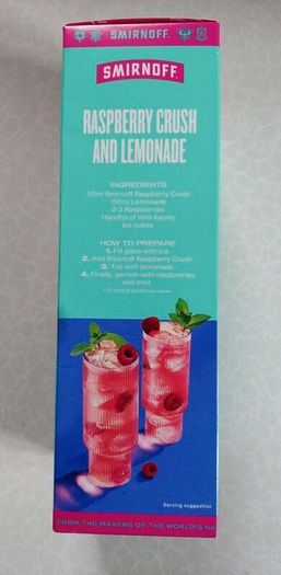Smirnoff Raspberry Crush & Candle (new).