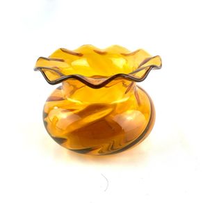 Vintage Amber glass bowl