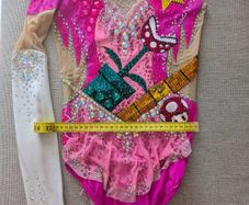 Super Mario rhythmic gymnastics leotard