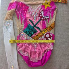 Super Mario rhythmic gymnastics leotard