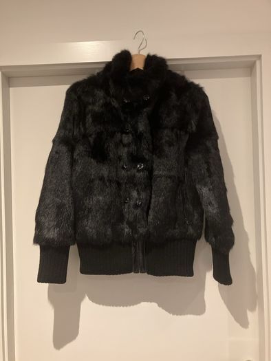 Rabbit fur jacket