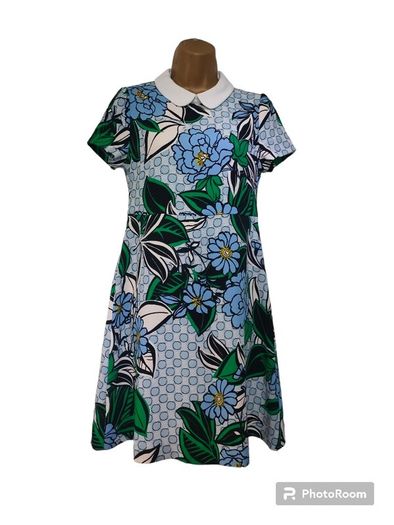 60s retro style floral mini dress size 8 Postage included