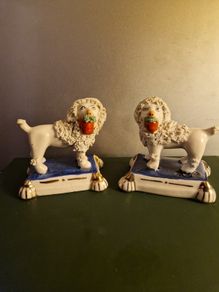 Staffordshire Style Poodles