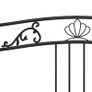 Sofa Bed Frame Black Metal 90x200 cm Image 9