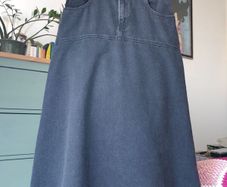 Ba&sh Denim Skirt Size Uk 8