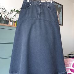 Ba&sh Denim Skirt Size Uk 8