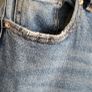 PRIMARK high rise frayed hem jeans Sz 12 Image 4