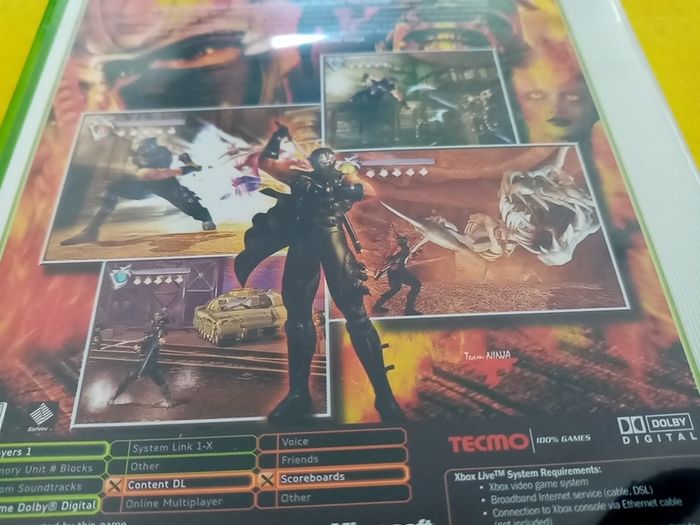 Ninja Gaiden - Xbox Original & Xbox 360 Games - Original