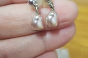 Vintage pearl drop earrings