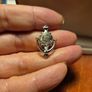Vintage Silver Avon Calling Brooch Vintage 80s Door Knocker Pin 2cm Leam Prod Image 4