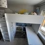 Bed with wardrobe and desk Image 3
