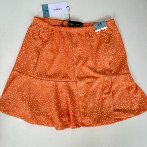 Orange Mini skirt