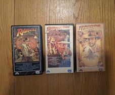 Indiana Jones Vhs Setof 3 CIC Video