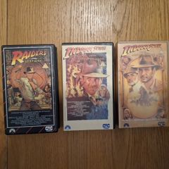 Indiana Jones Vhs Setof 3 CIC Video